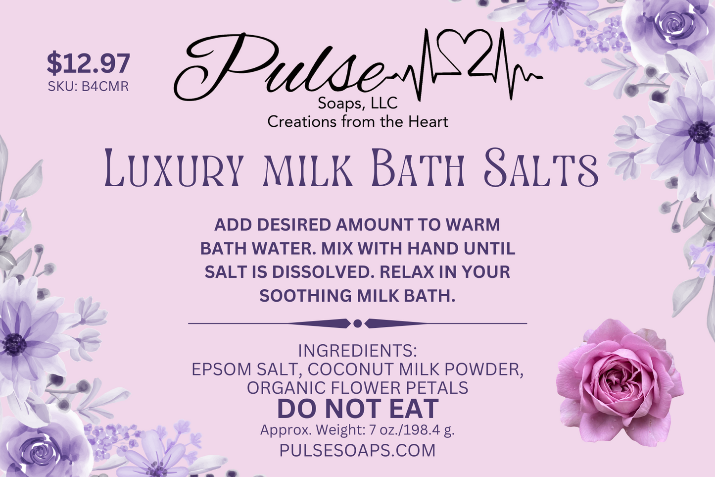 Luxury Milk Bath Salts